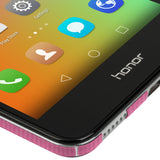 Huawei Honor 5A Pink Carbon Fiber Skin Protector