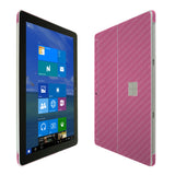 Microsoft Surface Go TechSkin Pink Carbon Fiber Skin