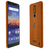 Nokia 3.1 Plus TechSkin Light Wood Skin (US Cricket Wireless Version)