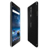 Nokia 8 TechSkin Black Carbon Fiber Skin