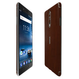 Nokia 8 TechSkin Dark Wood Skin