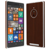 Nokia Lumia 830 Dark Wood Skin Protector