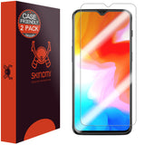 OnePlus 6T TechSkin Screen Protector [Case Compatible][2-Pack]