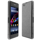 Sony Xperia Z1 Compact Brushed Steel Skin Protector