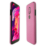 T-Mobile REVVLRY TechSkin Pink Carbon Fiber Skin [5.7 inch Display]