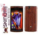 Sony Ericsson Xperia Arc Dark Wood Skin Protector