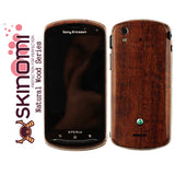 Sony Ericsson Xperia Pro Dark Wood Skin Protector